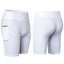 Stretchable Yoga Shorts with Convenient Phone Pocket