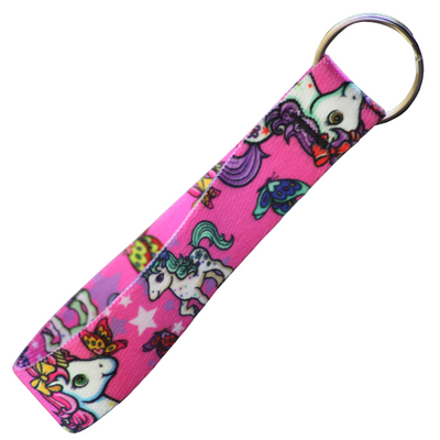 Cartoon Unicorn Keychain Wrist Lanyard - Korvel
