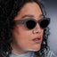“Celestial Chic” Moon G Polarized Cat-Eye Sunglasses - Korvel