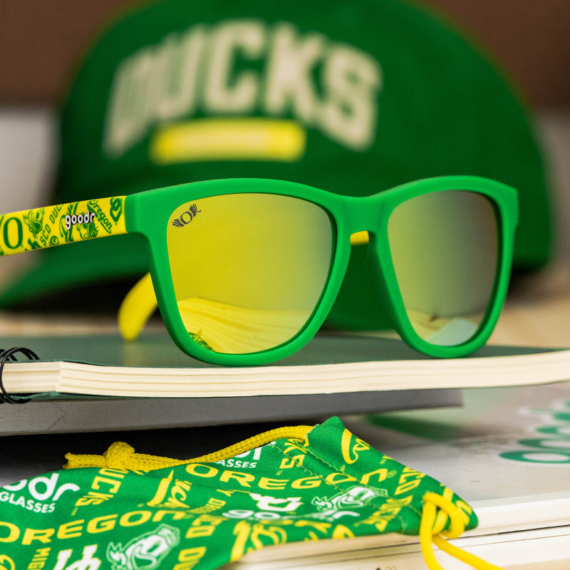 Limited Edition Oregon Collegiate OG Polarized Sunglasses - Quack Attack - Korvel