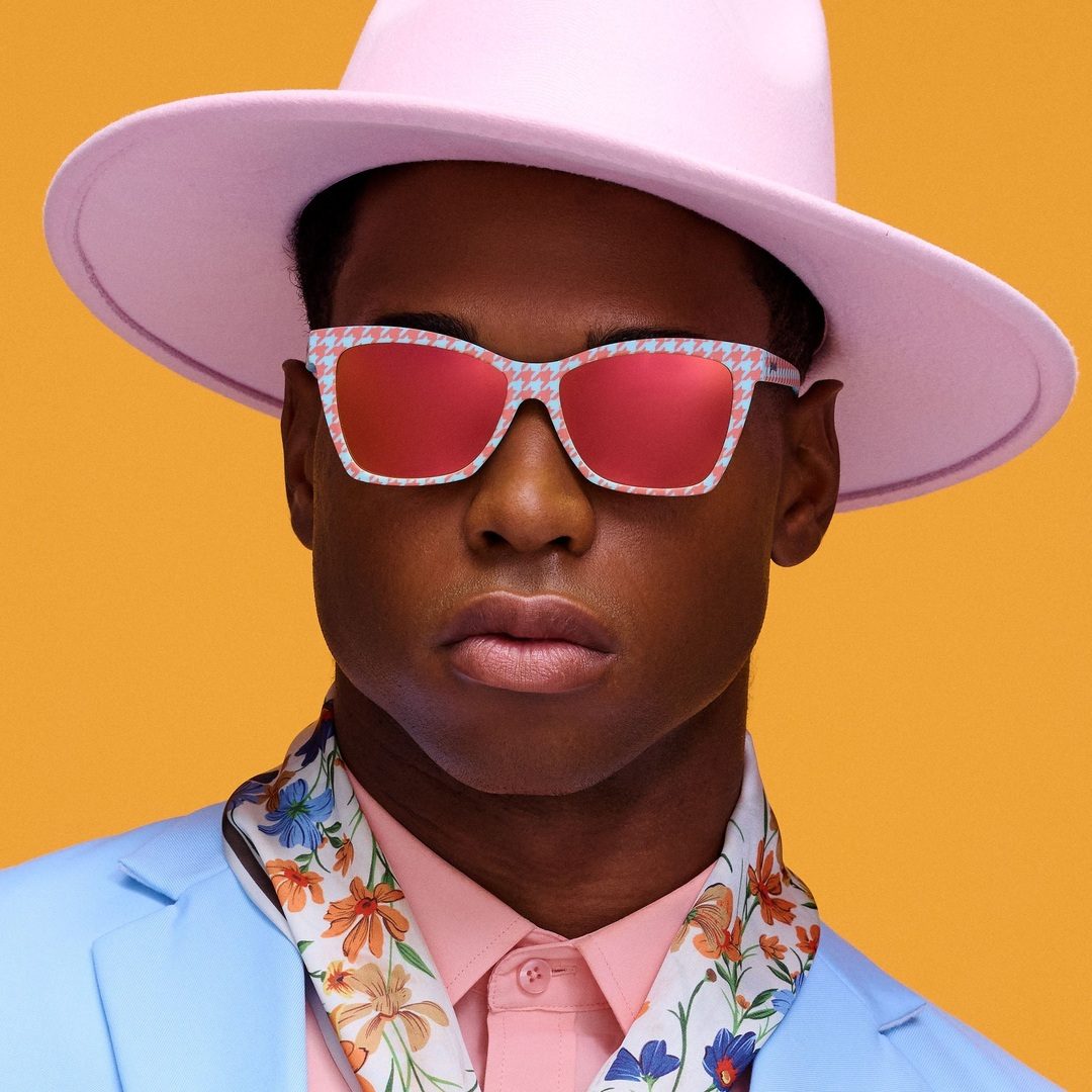 Houndstooth Chic: Polarized Pop G Sunglasses - Korvel