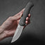 Ultimate Pathfinder Folding Pocket Knife Gift Set for Adventurers (Black & Silver) - Korvel