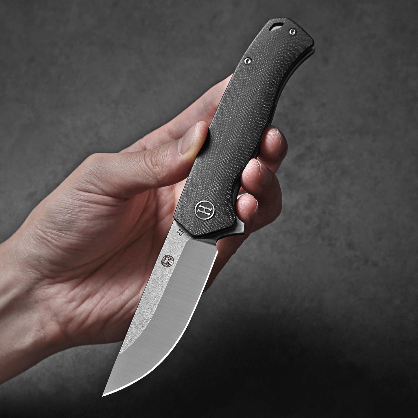 Ultimate Pathfinder Folding Pocket Knife Gift Set for Adventurers (Black & Silver) - Korvel