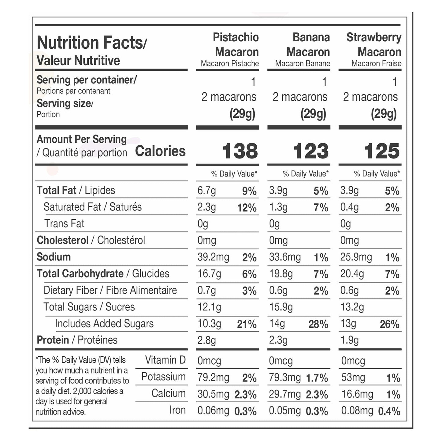 Hazz Macaron Pistachio, Banana & Strawberry 87 g (3.1 oz) – Elegant French Assortment - Korvel