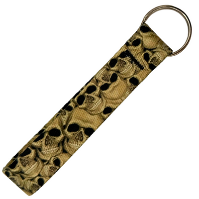 Skulls Key Fob, Perfect for backpack or purse. Goth or Punk accessory - Korvel