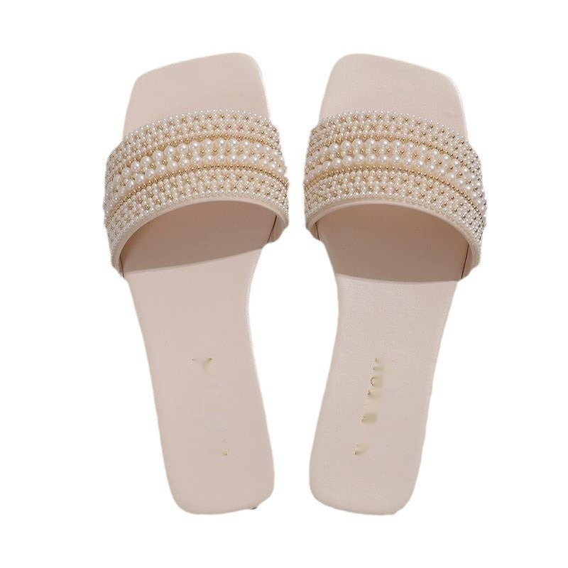 Sandalias Elegantes de Diamante Negro para Mujeres