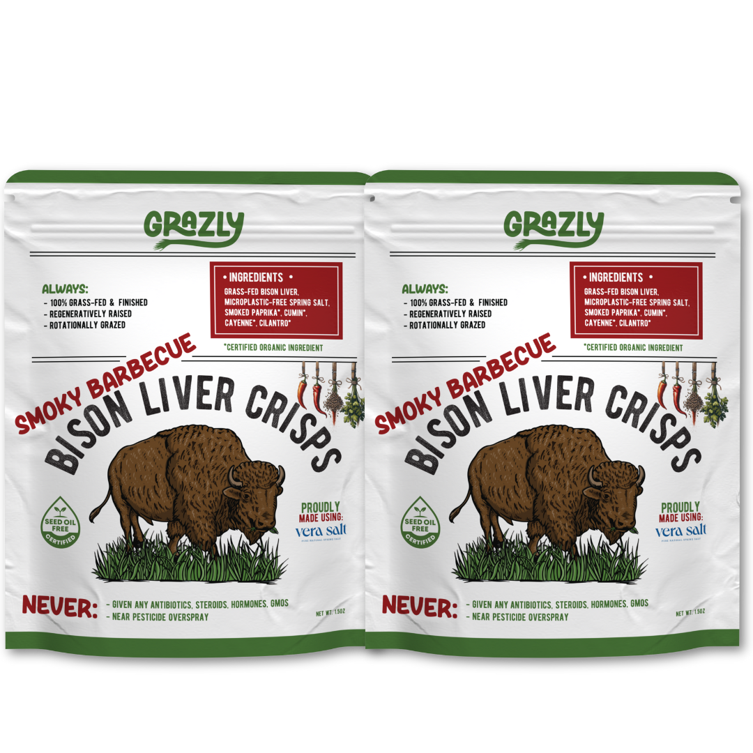 Bison Liver Crisps - 100% Grass-Fed & Finished