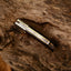 Personalized Damascus Steel EDC Folding Knife | 3-Inch Blade, Wenge Wood Handle, Leather Case | Unique Gift for Any Occasion - Korvel