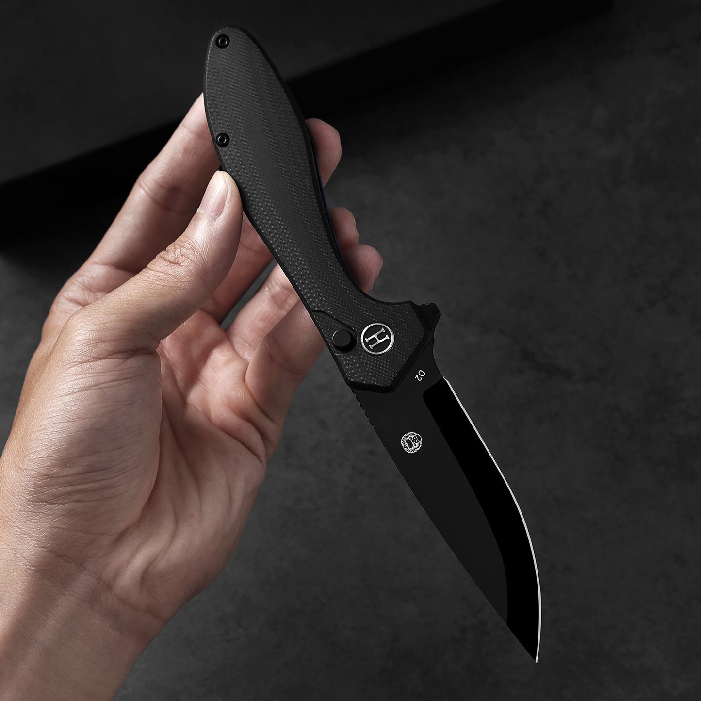 Ultimate Vector Folding Pocket Knife Gift Set for Outdoor Enthusiasts (Black) - Korvel