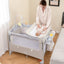5-in-1 Portable Baby Beside Sleeper Bassinet Crib Playard - Beige