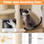 Árbol para Gatos de Madera de 5 Niveles con Perchero Acolchado y Hamaca - Gris