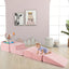 5-Piece Climb and Crawl Playset with Ball Pit - Pink
