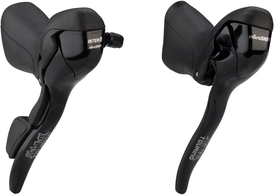 Ensemble de manettes de dérailleur à guidon tombant microSHIFT - Compatible avec Shimano Alfine 8