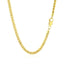 14k Yellow Gold Diamond Cut Round Franco Chain - 3.1mm