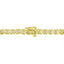 Collar Declarativo Riviera de Diamantes en Oro Amarillo de 10K