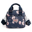 Printed Travel Water-Resistant Nylon Multi-Pocket Tote Bag