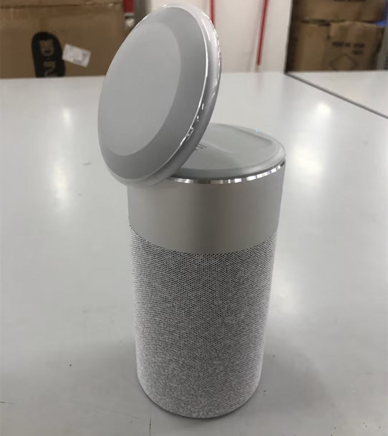 3-in-1 Wireless Charger with Bluetooth Speaker and Touch Lamp