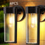 Outdoor Solar Tungsten Wire Wall Lamp - Waterproof & Elegant