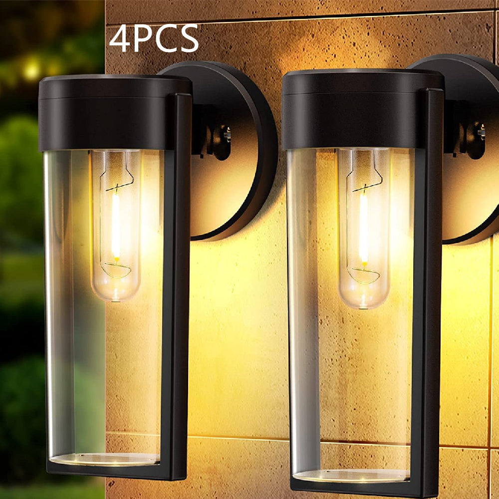 Outdoor Solar Tungsten Wire Wall Lamp - Waterproof & Elegant