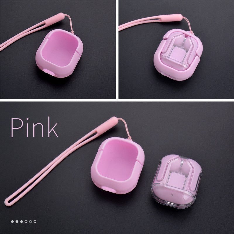 Mini Transparent Wireless Bluetooth Headset with Digital Display