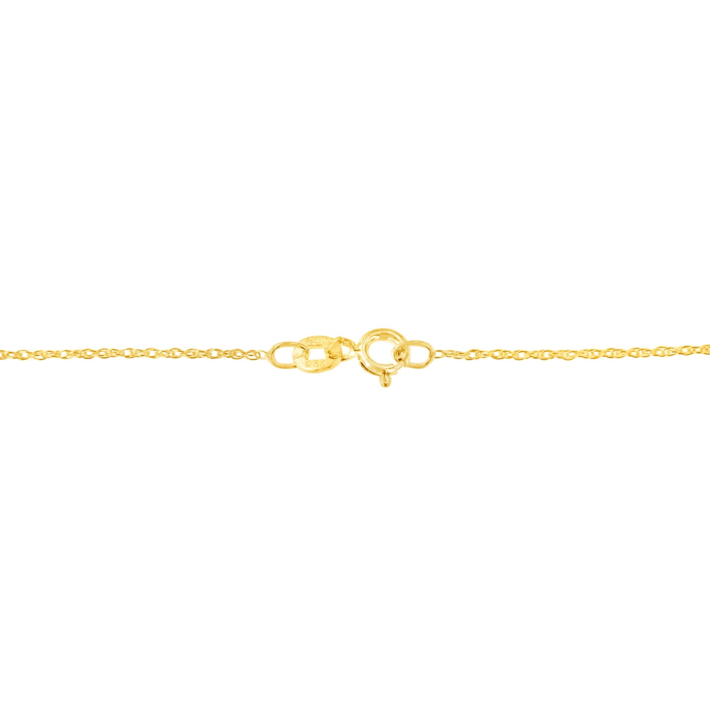 Collar con colgante de corazón de diamantes en plata de ley chapada en oro amarillo de 14 quilates