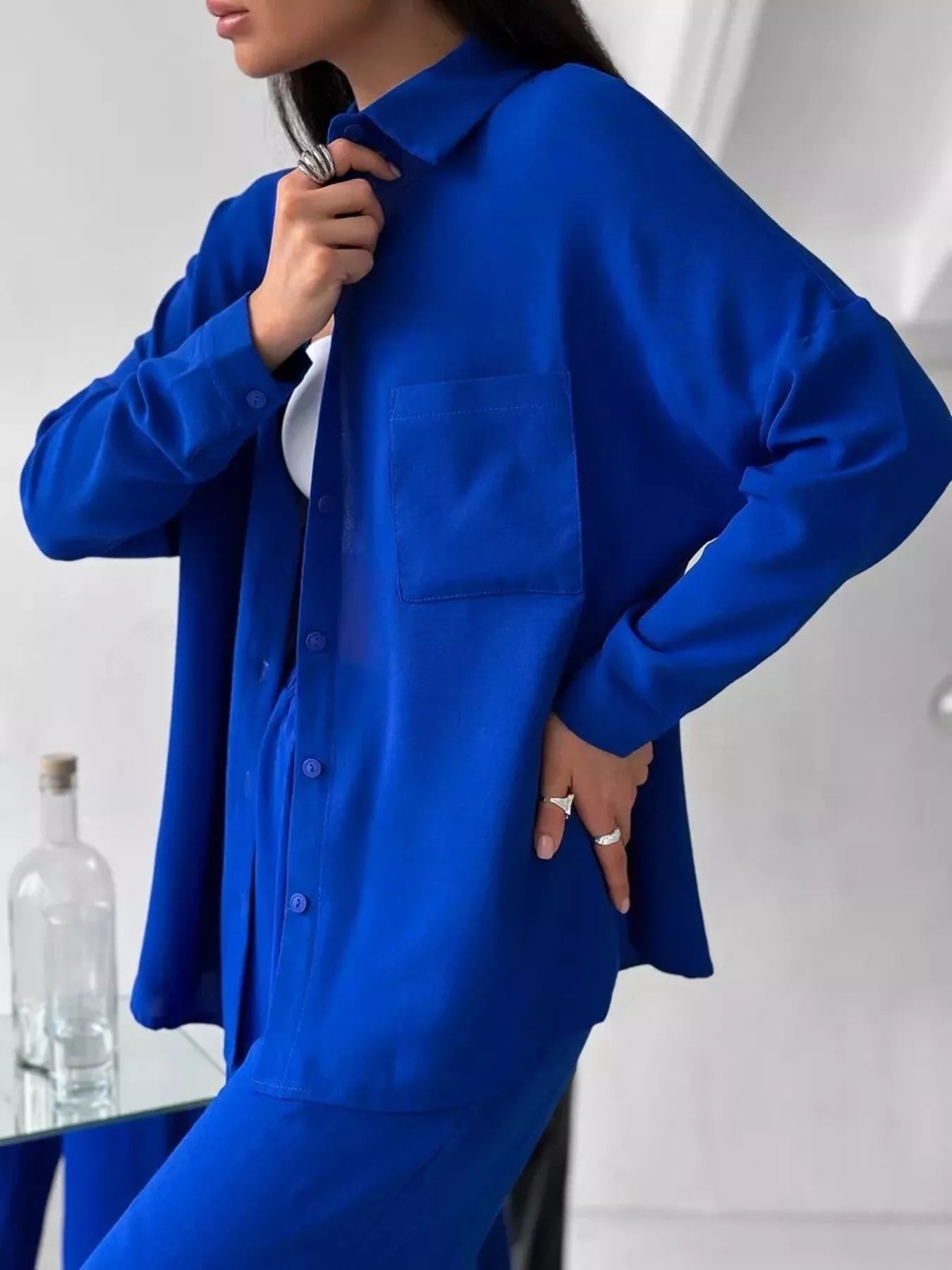 Premium Button Down Shirt and Pants Set
