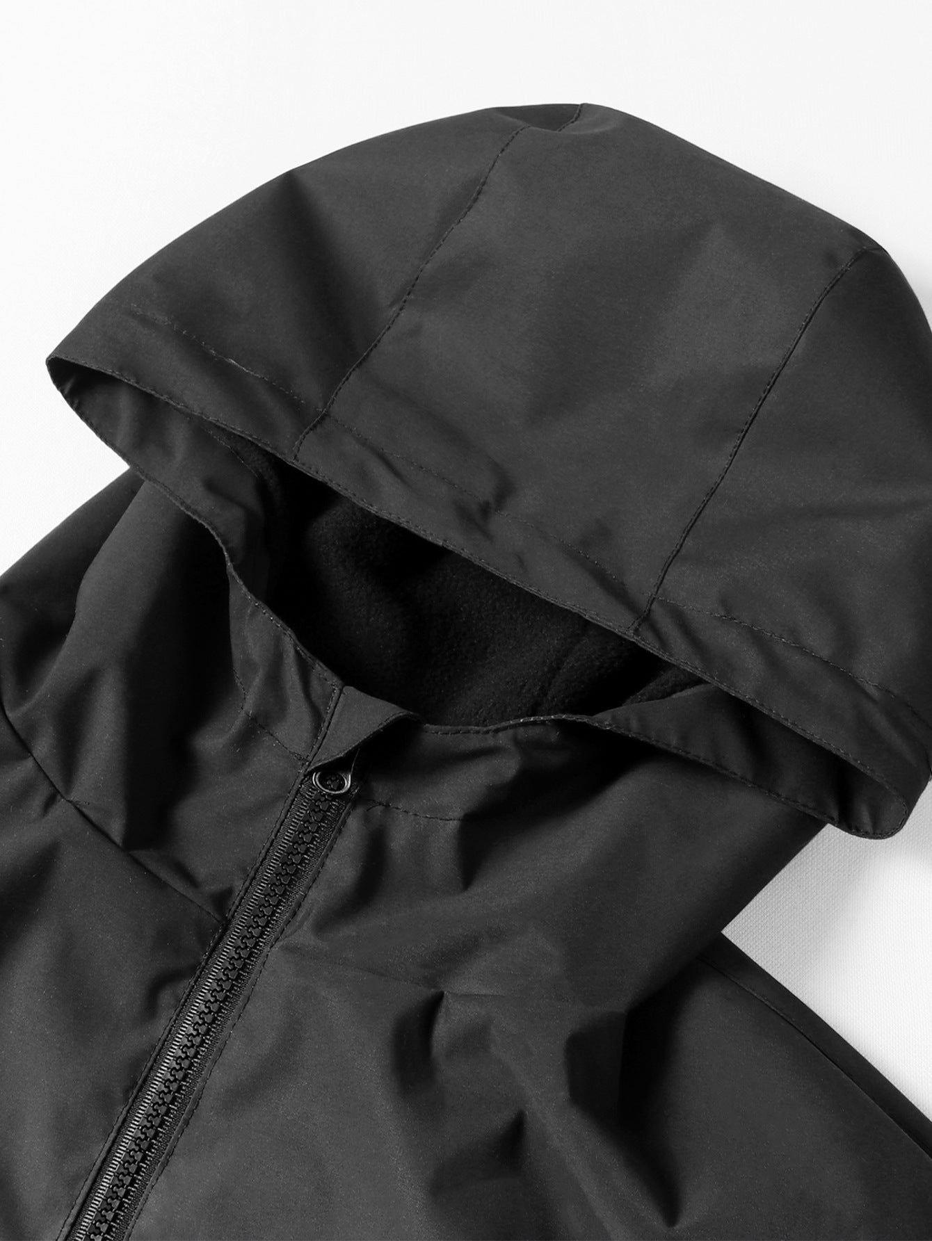 Imperméable à capuche pour hommes - Veste de plein air premium