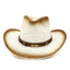 Western Spray Paint Straw Cowboy Hat
