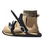 Mini Portable Outdoor Ski Boots with Adjustable Straps