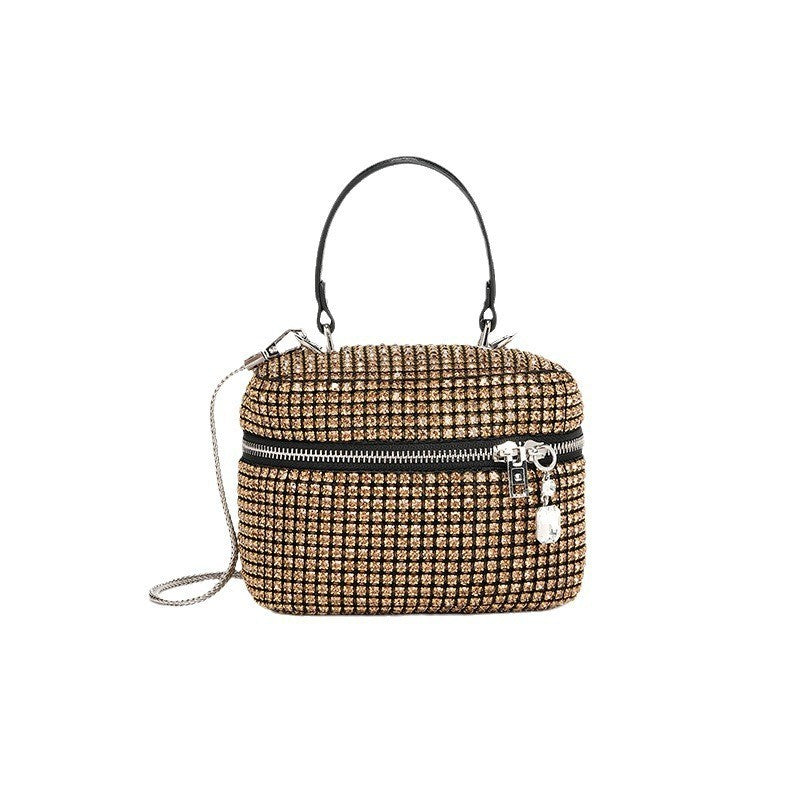 Sac à bandoulière carré petit avec chaîne de mode printanière