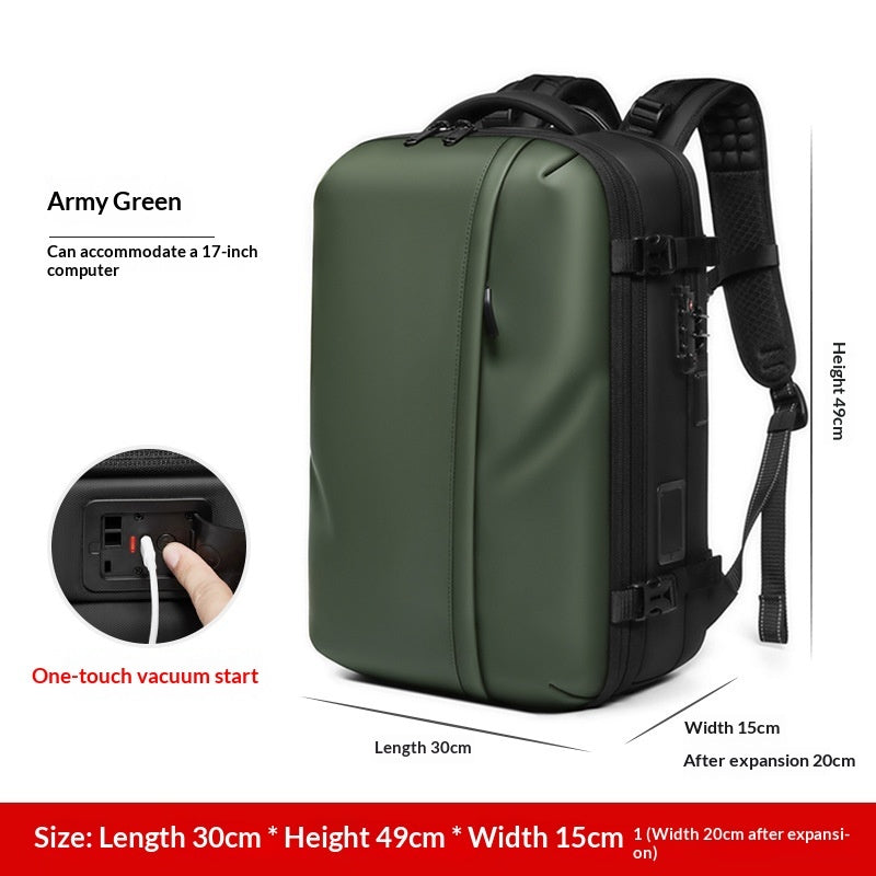Sac à dos de voyage compressé pour hommes à grande capacité