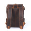 Vintage Large Capacity Crazy Horse Leather Backpack