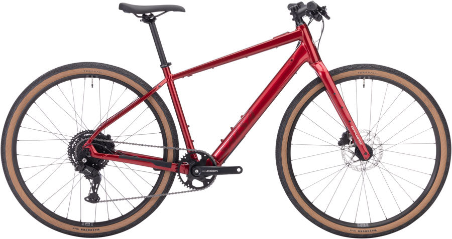 Salsa Confluence Flat Bar Essa 8 eBike - Rojo Cañón SM