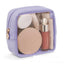 Premium Leather Transparent Cosmetic Bag for Travel