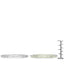 Pendientes de plata esterlina .925 con peridoto genuino de 3.50 quilates