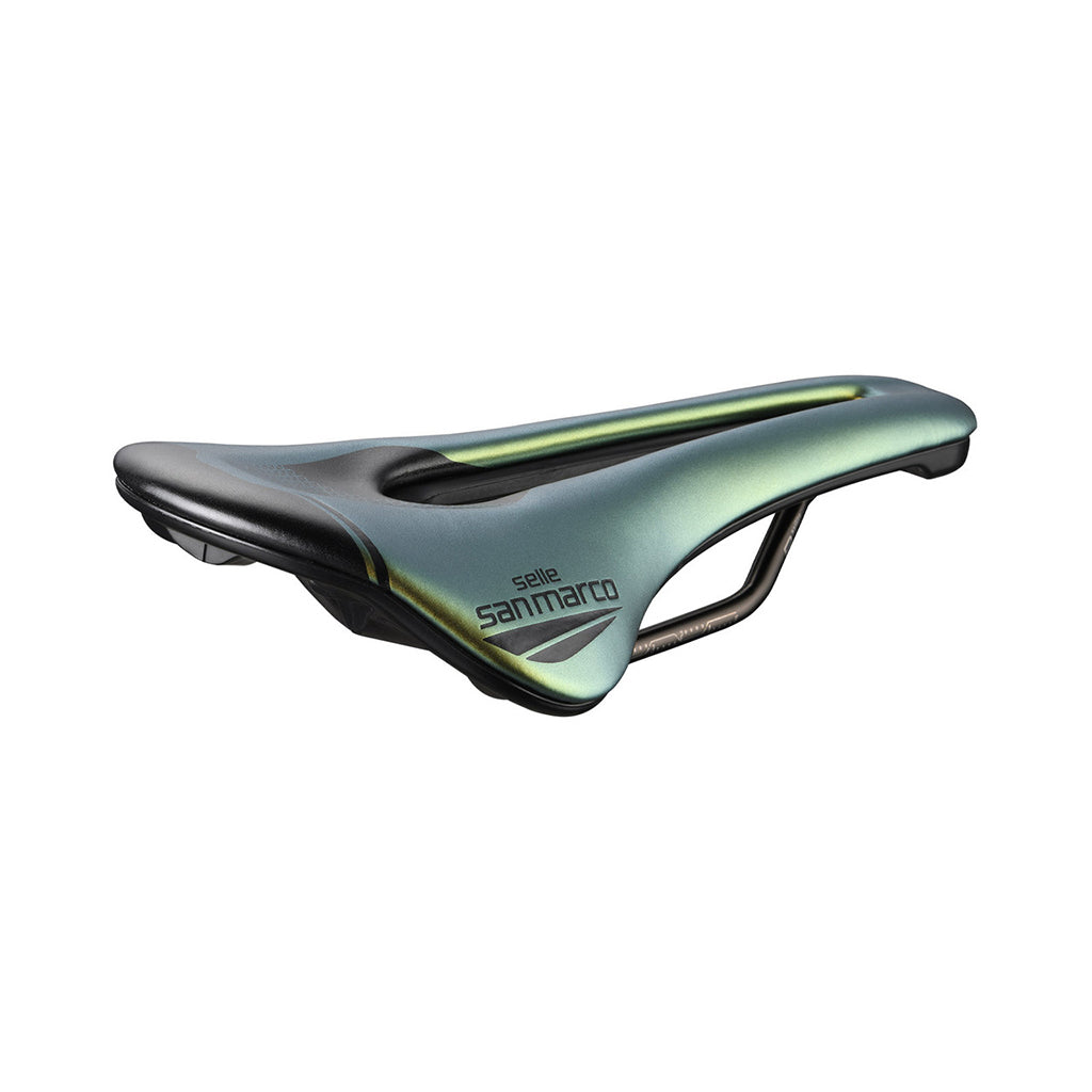 Selle San Marco Shortfit 2.0 Open-Fit Racing Large Or Iridescent Gold