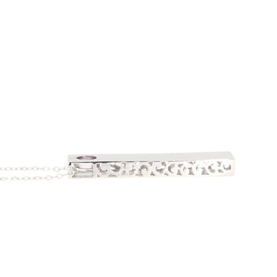 Created Alexandrite Fashion Pendant in Sterling Silver