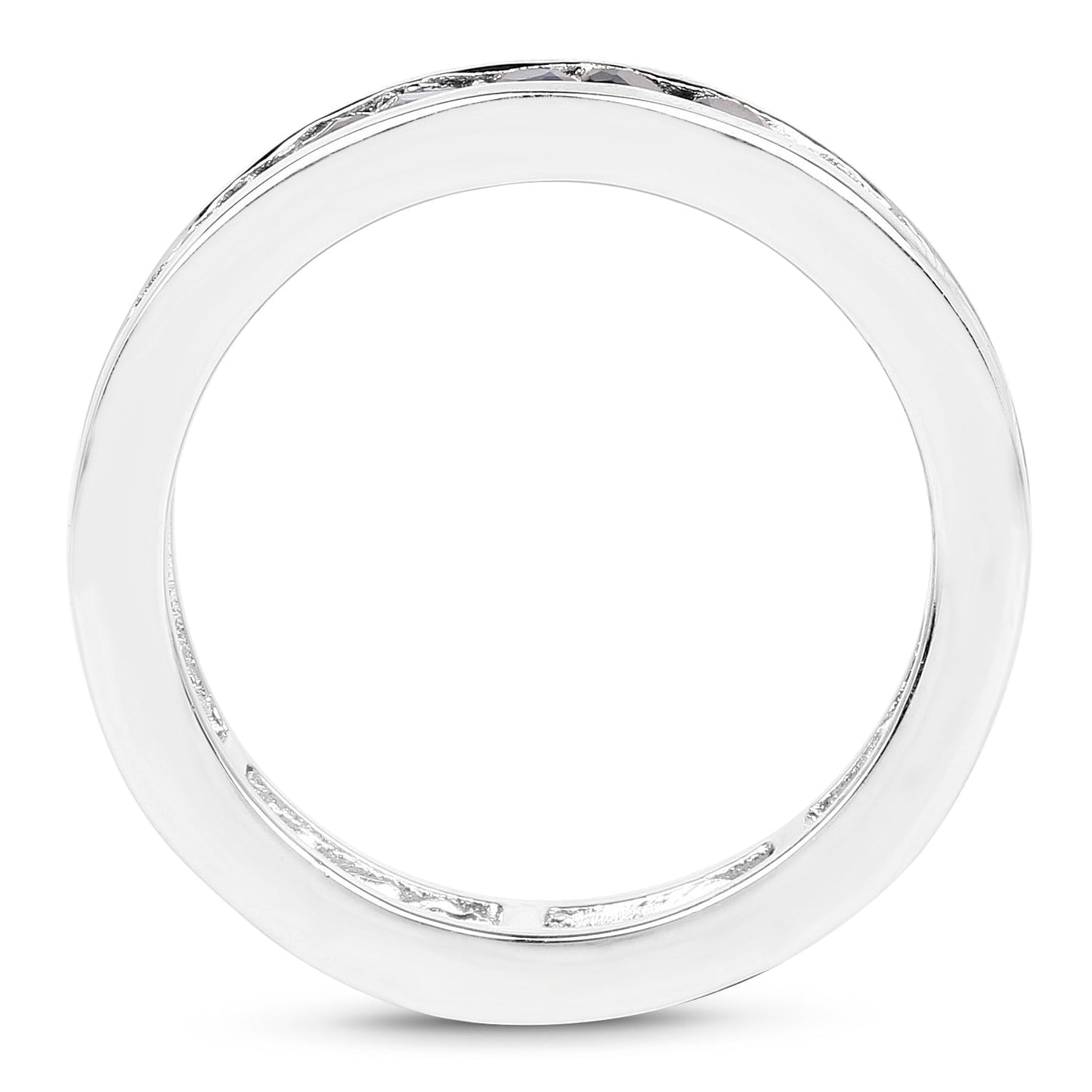 2.00 Carat Genuine Blue Sapphire Sterling Silver Ring