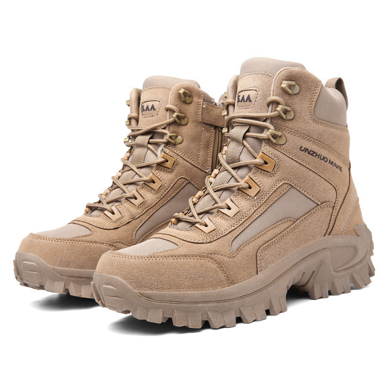 Bottes de combat montantes pour hommes pour les aventures en plein air