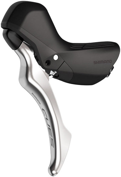 Palanca de freno izquierda Shimano CUES BL-U6030L - Freno de disco hidráulico - Plata