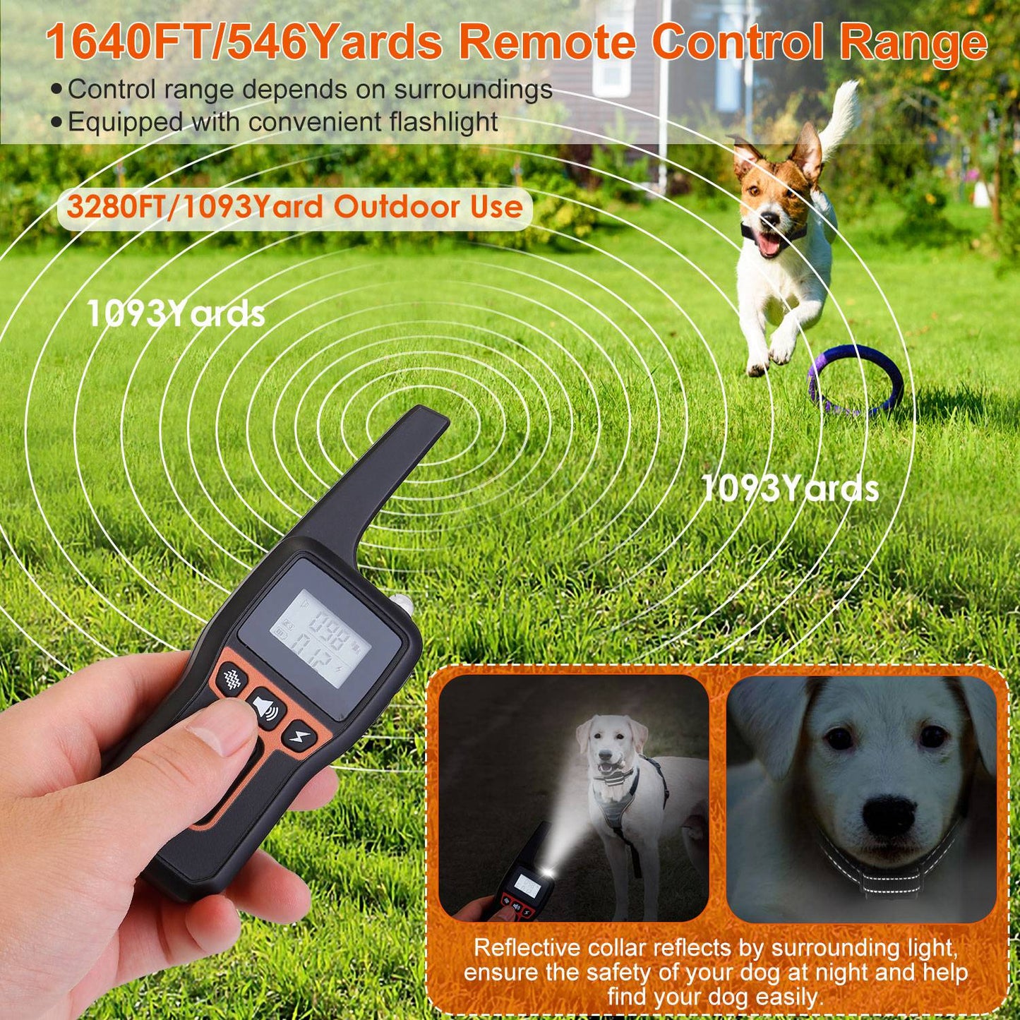 Collar de Entrenamiento para Perros Impermeable GBruno