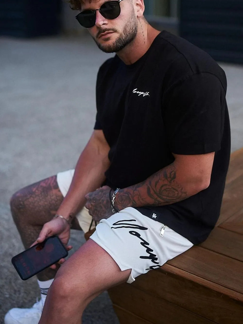Men's Plus Size Drawstring Jogger Shorts