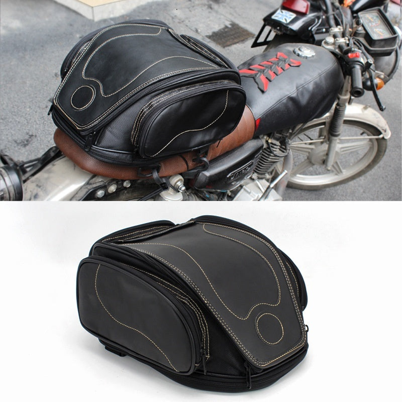 Premium Waterproof Retro Motorcycle Tail Bag