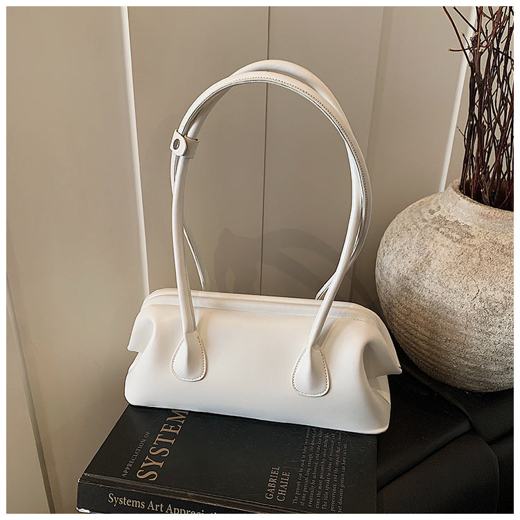 Elegant High-Capacity Baguette Underarm Bag