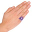 Plastic Glitter Rings, Assorted Colors and Designs - 144 Count