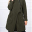 Half-High Neck Side-Zip Hoodie with Fleece-Lined Pockets