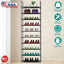10-Tier Space-Saving Shoe Rack for 25-30 Pairs