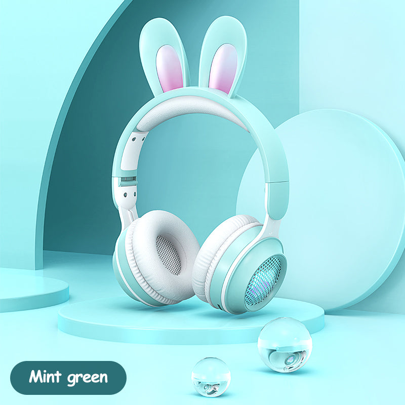 Casque sans fil Rabbit Ear avec design lumineux