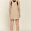 Vestido de tirantes anchos ajustable con escote cuadrado para mujeres