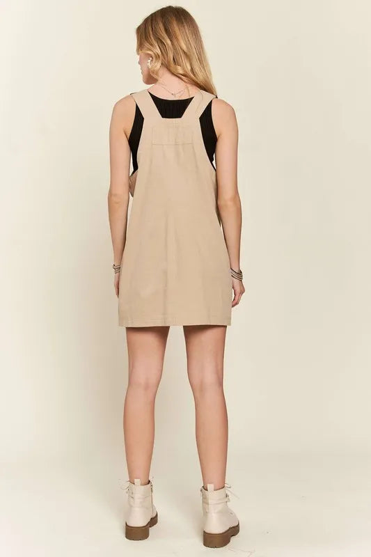 Vestido de tirantes anchos ajustable con escote cuadrado para mujeres